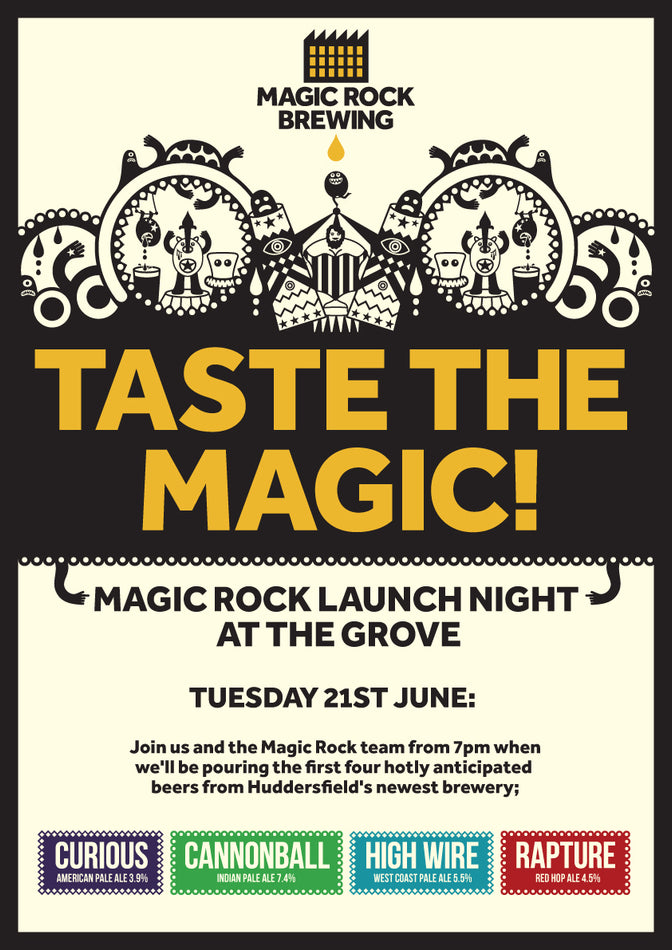 Magic Rock Launch Night - Magic Rock Brewing