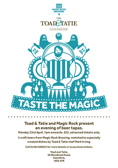 Magic Beer & Food Events in April... - Magic Rock Brewing